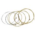 6 Metal Strings for Acoustic Guitar 1 Meter 1M New. 