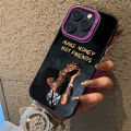 Trendy Inspirational Slogan IMD Phone Case For iPhone 14 13 12 11 15 Pro Max XR X XS 7 8 Plus Frosted Soft Shockproof Cover. 