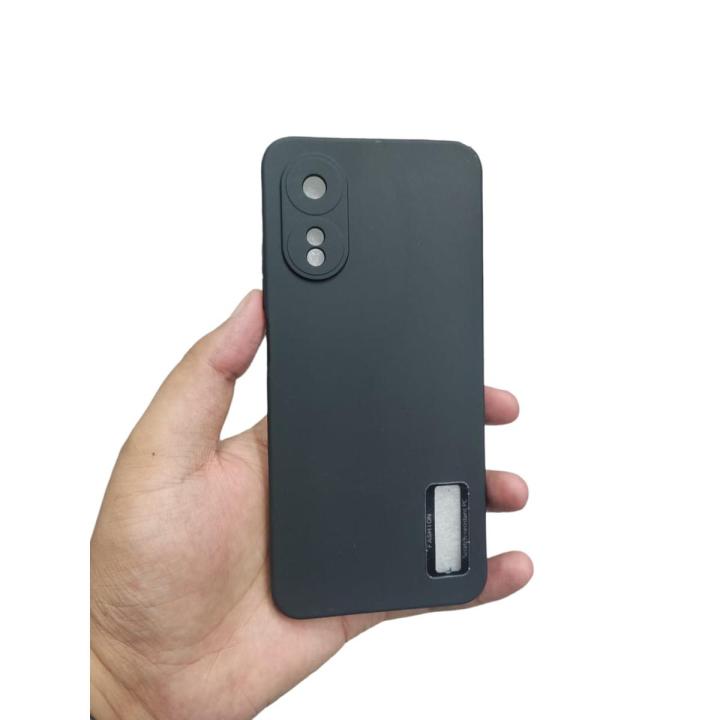 OPPO A17 Back Cover Soft Matt Camera Protection Phone Case