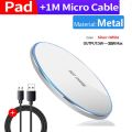 15W Quick Wireless Charging for Samsung S8 S9 S10 S20 Fast Charging Charger for iPhone 12 8 11 X Xs XR Max Wireless Chargers. 