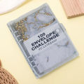 Diary Notebook Waterproof Money Saving Binder Book with Cash Envelopes Notebook for Money Saving Challenge. 