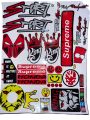 peck of 30 pcs stickers foe bike modificaion and decoration honda cg 125 and cd 70 #sticker #bikesticker. 