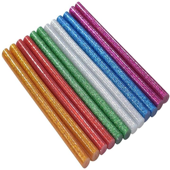 Pack of 6 - Big Glue Gun Glitter Sticks / 11mm Glue Stick / Imported Glue Stick / Original Branded Glitter Glue Stick Art # SS-BGGS01 (6 Stick)
