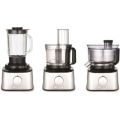 New KENWOOD Multipro Compact Food Processor (FDM307SS) 800W motor • Speed dial with pulse • 2.1 litre processing bowl • 1.2 litre blender • High quality attachments -Stainlwss steel. 