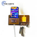 Pak Earth Store Wooden Key Holder I Key Holder Wall I Mobile Charging Holder for wall I Key Holder Wall Hanger I Key Holder Wall Hanging I Key Holders I Home Design Key Holder I Home decoration Items I Decoration Pieces. 