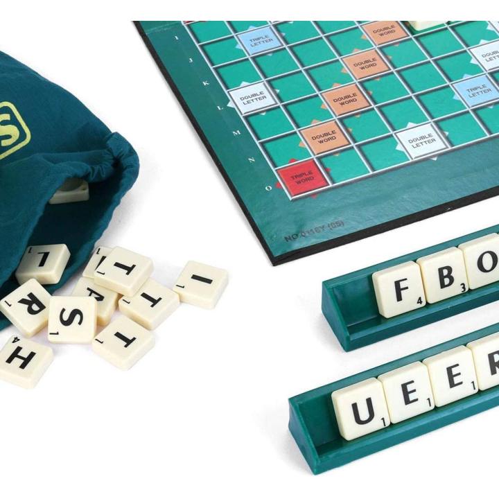 Safdar Mart- Scrabble Original Board Game , Education Vocabulary Learning Word Building Game for Kids & Family