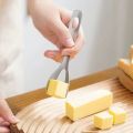 Food Grade Stainless Steel Butter Cube Cutting Knife Applicator Cheese Knife Cutter Scraper Integrated Baking Tool. 