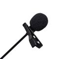 Collar Mic 3.5mm Clip Microphone Collar Mic for Voice Recording Lapel Mic PC. 