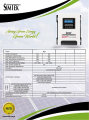 Simtek MPPT Plus Hybrid Solar Charge Controller 120v Voc 70 Amp Fully Automatic with Dual LCD & Led Display Auto Detect 12v/24v – 1 Year Warranty. 