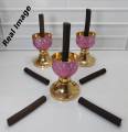 Bakhoor Stick Stand - Bakhoor Burner Stand - Bakhoor Holder - Incense Burner - Premium Quality Hand Crafted Bakhoor Stick Stand - Portable Lightweight Aluminium Stand for Home / Worship Area. 