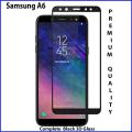 Samsung Galaxy A6 Full Black 9D5D6D10D11D21D Tempered Glass Screen Protector Full Glue Edge To Edge For Samsung Galaxy A6. 