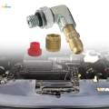 Fuel Pressure Test Fitting Adapter 90 Degree Accessory Assembly Fuel Pressure Test for. 