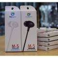 Original Blue Spectrum M5 Handfree Stereo Earphones High Base Hand Free Ear Phone For All Mobile Phone. 