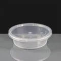 Round Food Container Storage Boxes 400ml to 500ml Pack Of 15pcs 1 pc extra on every order, with Separate Lid Clear Transparent Plastic.. 