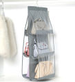 6 Pocket Organizer, Dust-Proof Storage Bag Holder, Handbag Organizer. 