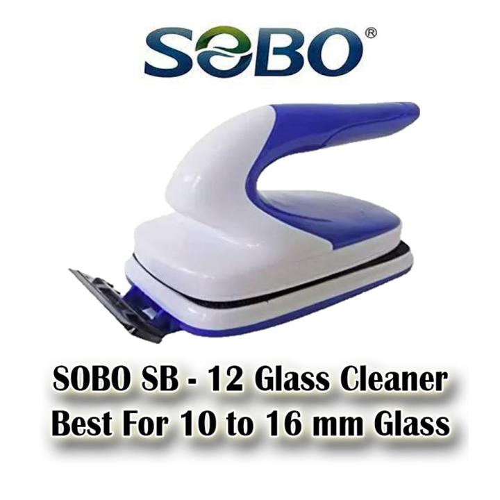 Sobo SB-12 Magnetic Glass Cleaner for Aquarium Best Aquarium Glass Cleaner For 10mm to 16mm