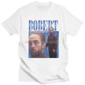 Funny Robert Pattinson Standing Meme T Shirt Men Pre-shrunk Cotton Tee Tops Rob Tshirts Short Sleeved Fashion T-shirt. 