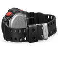Casio G Shock GA-700 Series Mens Round Analog+Digital Black Resin Bezel World Time, Stopwatch, LED Light (Super Illuminator), 5 Daily Alarm, Hourly Time Signal, Full Auto Calender (to year 2099) Black Resin Band Watch-GA-700BNR-1ADR. 