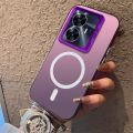 For casing realme C55 NFC realme C55 5G 2023 phone case back cover hard case TPU protector smooth shockproof cover new design aesthetic wireless magnetic attraction cybswx01. 