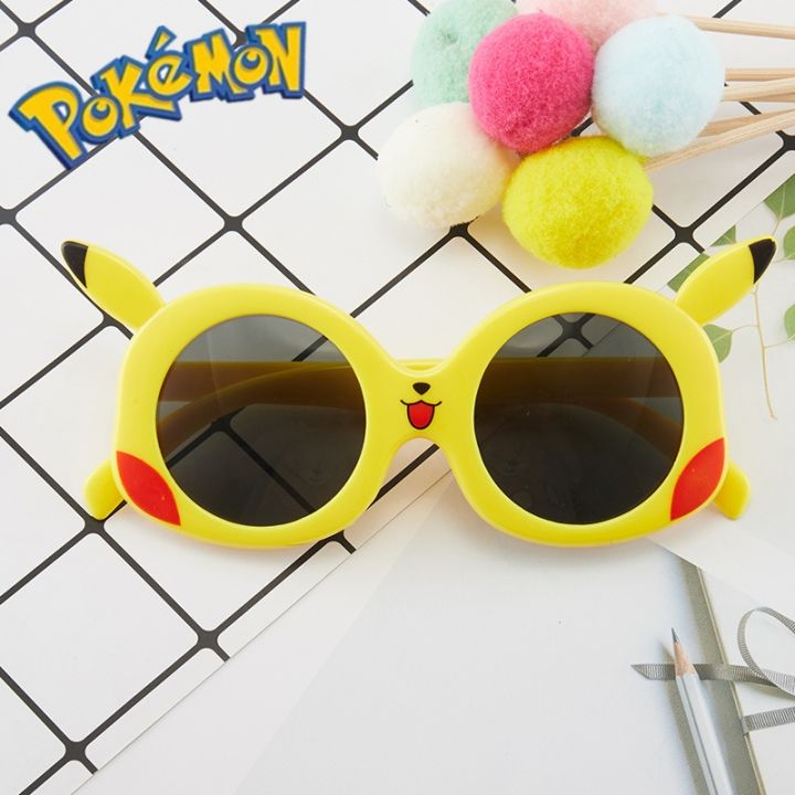 Anime Pokemon Sunglasses Pikachu Cartoon Figrues Glasses Children Boys Girls Sunglasses Cute Decoration Kids Toy Summer Gifts