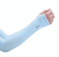 1 Pair Thumb Hole Arm Sleeves for Girls, Boys, Premium Quality Women & Hijab Wearers UV Protection & Moisture-Wicking Ideal for Cycling, Running, Golf & Outdoor Sports. 