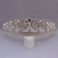 Luxury Bridal Tiara Crystal Rhinestone Wedding Tiara Kate Middleton Princess Crown European Hair Jewelry Accessories Head Piece. 