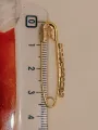 Crystal Hijab Pins – Set of 6 Fancy Safety Pins with Rhinestones. 