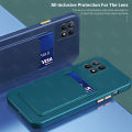 Relaxtoo For Realme Narzo 50 4G Case Wallet Card Slot Soft Silicone Back Cover For Realme Narzo50 4G Camera Shockproof Anti-Drop Multi-Color Optional. 