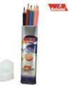 Trica 24 Color Pencil 12 color pencils Tin- COLOUR PENCIL- STATIONERY BAHADUR. 