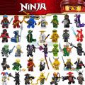 Ninjago Lego Minifigures Jay Zane Kai Lloyd Cole Nya Harumi Garmadon Ninja Movie Building Blocks Toys for Children. 