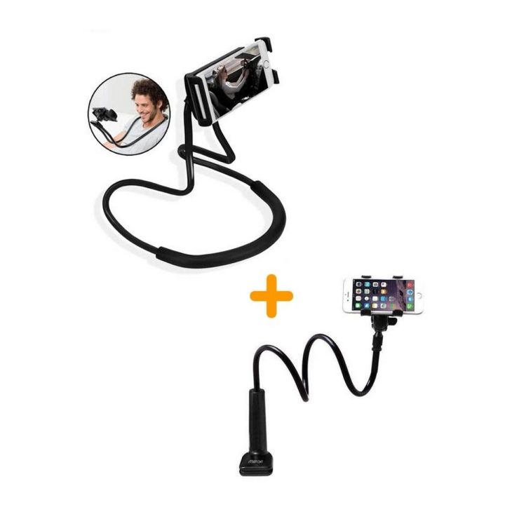 Pack Of Flexible Neck Stand Holder And Flexible Snake Holder Snake Mobile Stand