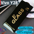 Vivo Y28 OG Gorilla Glass Protector For Vivo Y28 Glass protector Full Edge to Edge Tempered Screen Protector Premium Quality 100% Original Y28 New Model. 