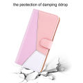 Applicable iPhone14 Pro Max Three-Color Stitching Leather Case Apple 13 Card Wallet Phone Case XS Protective Sleeve. 