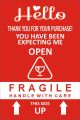 50 Stickers Fragile Handle With Care Labels for Commodity Express Warning Labels Package Sticker. 