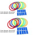 kids Family Games Rings Twister Hopscotch Indoor & Out Door Game Set. 