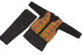 EID TEHWAR SPECIAL DRESS FOR KIDS 3 MONTHS TO 5 YEARS - KIDS PARTY WEAR CLOTHING SET IN BLACK AND MULTI-GOLD. 