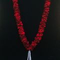 Artificial Flower Garlands Haar/mala made with red velvet flower. 