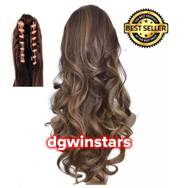 Hair Extension Matt Hair Curling Extension, look like Natural, Hair wig Sticking Color Hair Extensions Hair wig Sticking Color Double shade