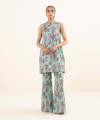 Sapphire Unstitched for Women 2 Piece - Printed Cotton Suit. 