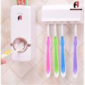 Automatic Toothpaste Dispenser With Five Toothbrush Holder Stand Wall Mount Bathroom Toothbrush Family Sets. 