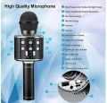 4 in 1 Karaoke Microphone Bluetooth Wireless Microphone Portable Karaoke Player with Speaker for Android/iOS, PC and Smartphone. 