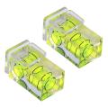2 PCS Hot Shoe Bubble Level Camera Two Axis Spirit Level for Digital and Film Camera. 