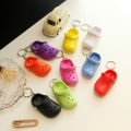 Factory direct sales mini hole shoes keychain pendant slippers small shoes accessories backpack hanging accessories temu cross-border. 