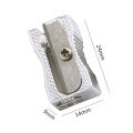 Single hole metal pencil sharpener stainless steel pencil sharpener Stationery Queena. 