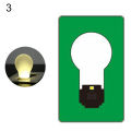 Portable Ultra-thin Mini LED Wallet Pocket Credit Card Size Lamp Night Light. 