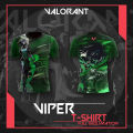 3D shooting game Valorant prit T Shirt fashion streetwear cosplay short sleeves for men kid cool hip hop t-shirts harajuku tops. 