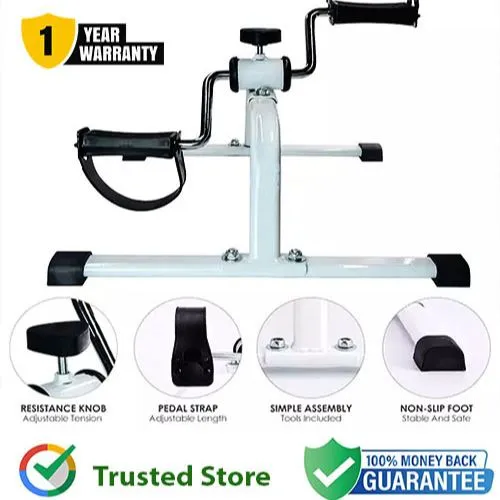 ORANGLES Mini Exercise Bike Exercise Cycle Compact Under Desk Pedal Bike Pedal Cycle Exerciser for Arms and Legs with LCD Screen, Portable Foot Cycle, Digital Monitor, Step Tracker, and Adjustable Tension Knob - detailed closeup view - illustrating benefits - Image 3 of 3 | created for all | Shop Mini Exercise Bike Exercise Cycle Compact Under Desk Pedal Bike Pedal Cycle Exerciser for Arms and Legs with LCD Screen, Portable Foot Cycle, Digital Monitor, Step Tracker, and Adjustable Tension Knob North Carolina | Free Shipping ORANGLES