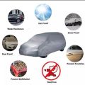 Car Top Cover For Toyota Corolla 2014,2015,2016,2017,2018,2019,2020,2021 Silver Parachute Material Dust Proof. 