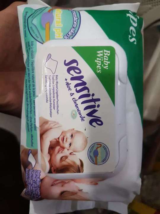 Pack%20of%205%20Baby%20Wipes%20sensitive%20-%2070%20Wet%20Sheets%20-%20Image%204