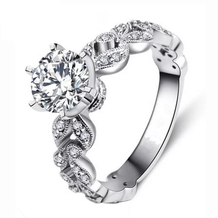 Elegant%20Baroque%20Style%20925%20Sterling%20Silver%20Ring%20with%20Round%20Cut%20Diamond%20and%20Heart%20&%20Arrow%20Design%20-%20Image%206